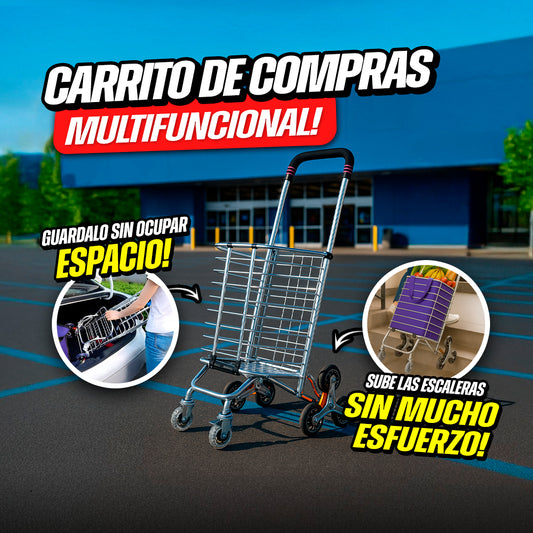 Carrito De Compras Para Escaleras Multifuncional