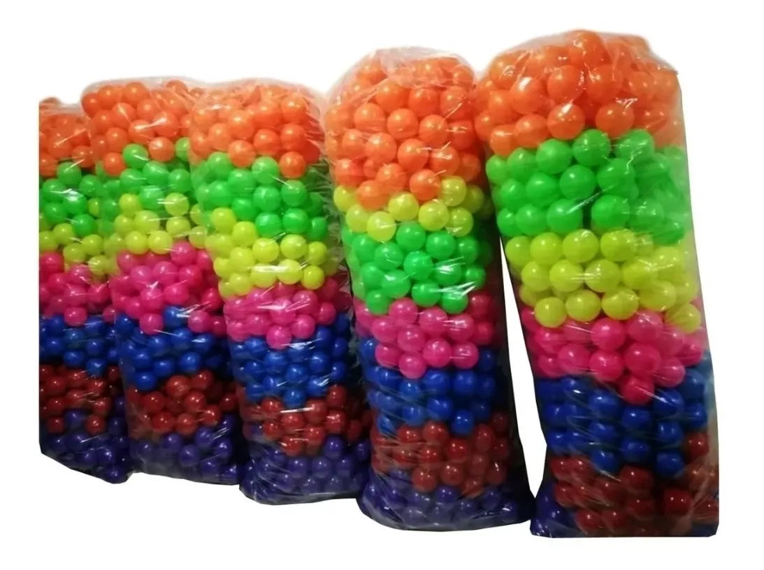 50 Pelotas Plásticas De Colores Para Piscinas Surtidos
