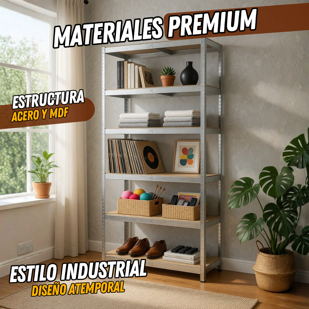 Estante 5 Niveles Personalizable & Pack Premium