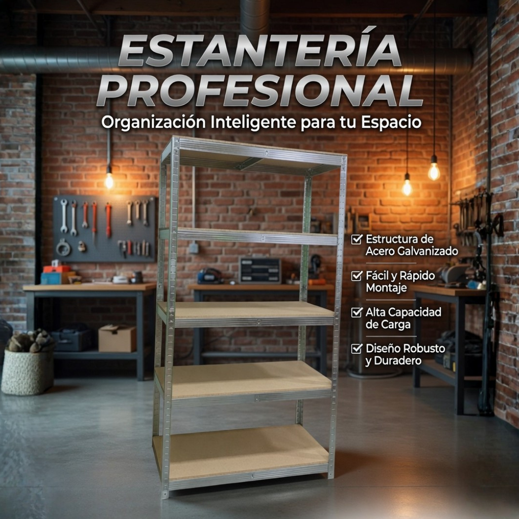 Estante 5 Niveles Personalizable & Pack Premium