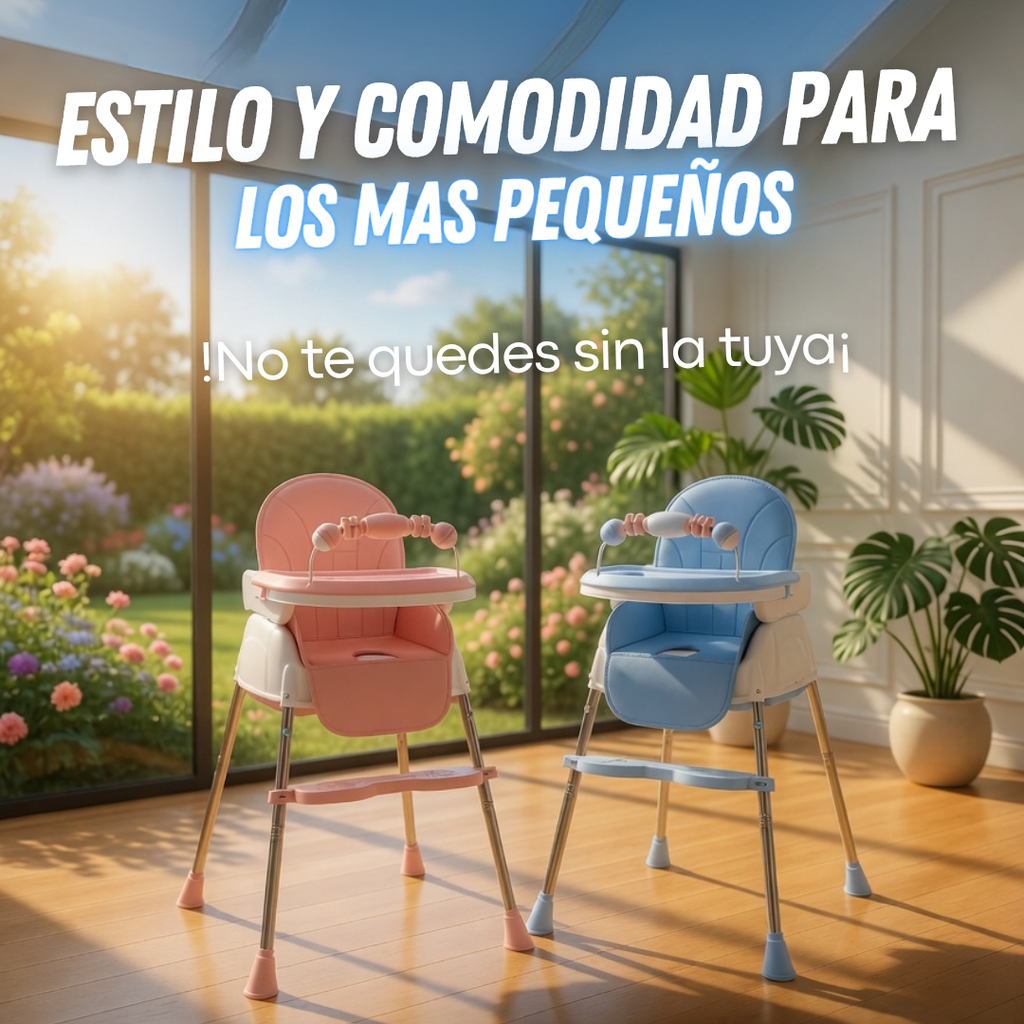 👶✨ La silla que crece con tu bebé y cuida tu espalda 4 etapas 🩷💙