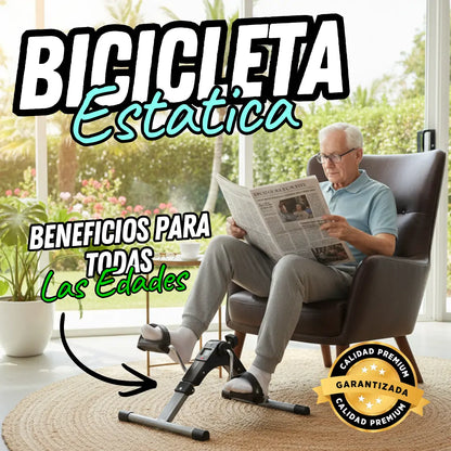 Bicicleta Estática con Pantalla Y Fuerza Ajustable