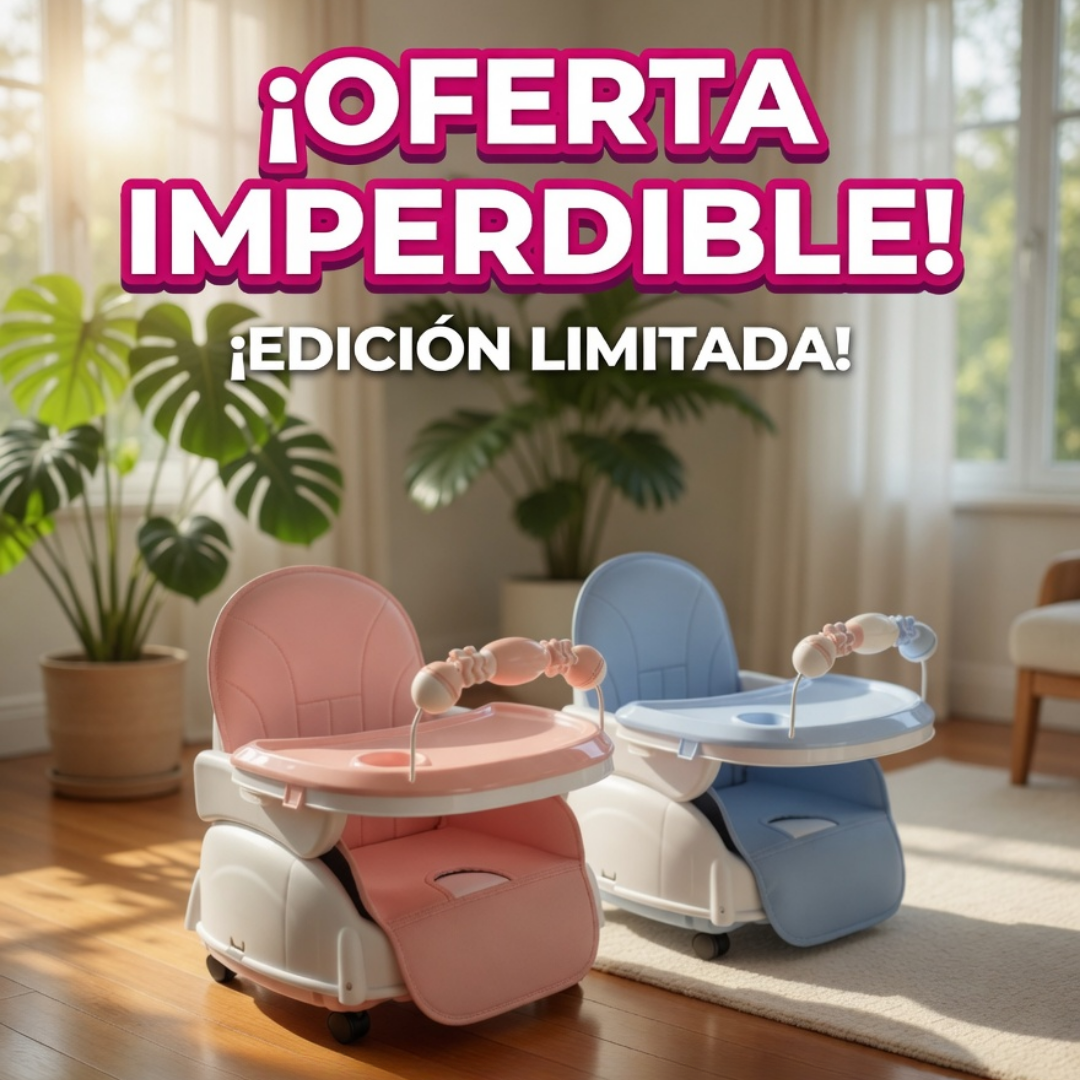👶✨ La silla que crece con tu bebé y cuida tu espalda 4 etapas 🩷💙