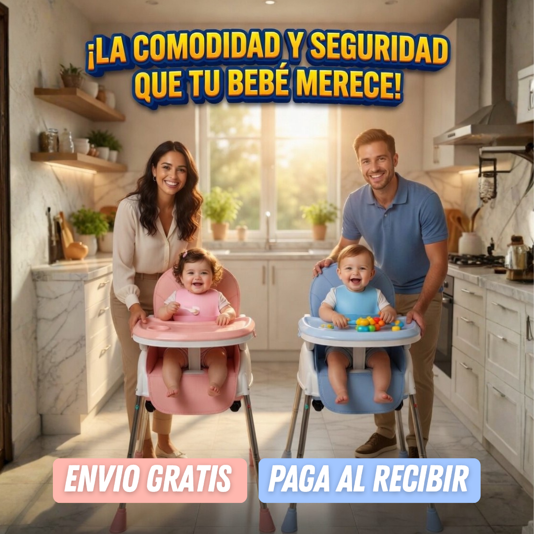 👶✨ La silla que crece con tu bebé y cuida tu espalda 4 etapas 🩷💙