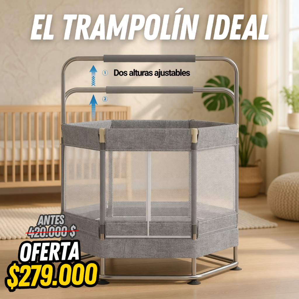 💎🧒 Trampolín Infantil 360° Premium – ¡Más Calidad, Más Juegos, Más Diversión!