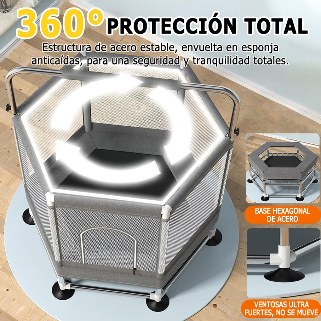 💎🧒 Trampolín Infantil 360° Premium – ¡Más Calidad, Más Juegos, Más Diversión!