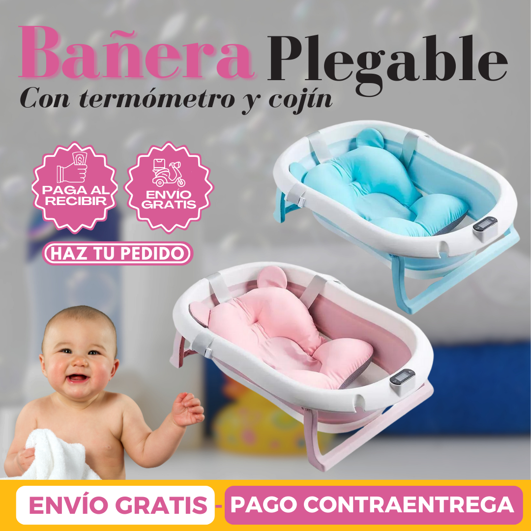 Bañera  + Cojin  + Termometro Super Combo!