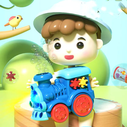 Tren de burbujas para niños