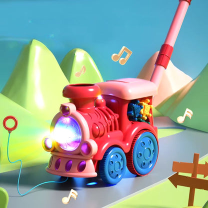 Tren de burbujas para niños