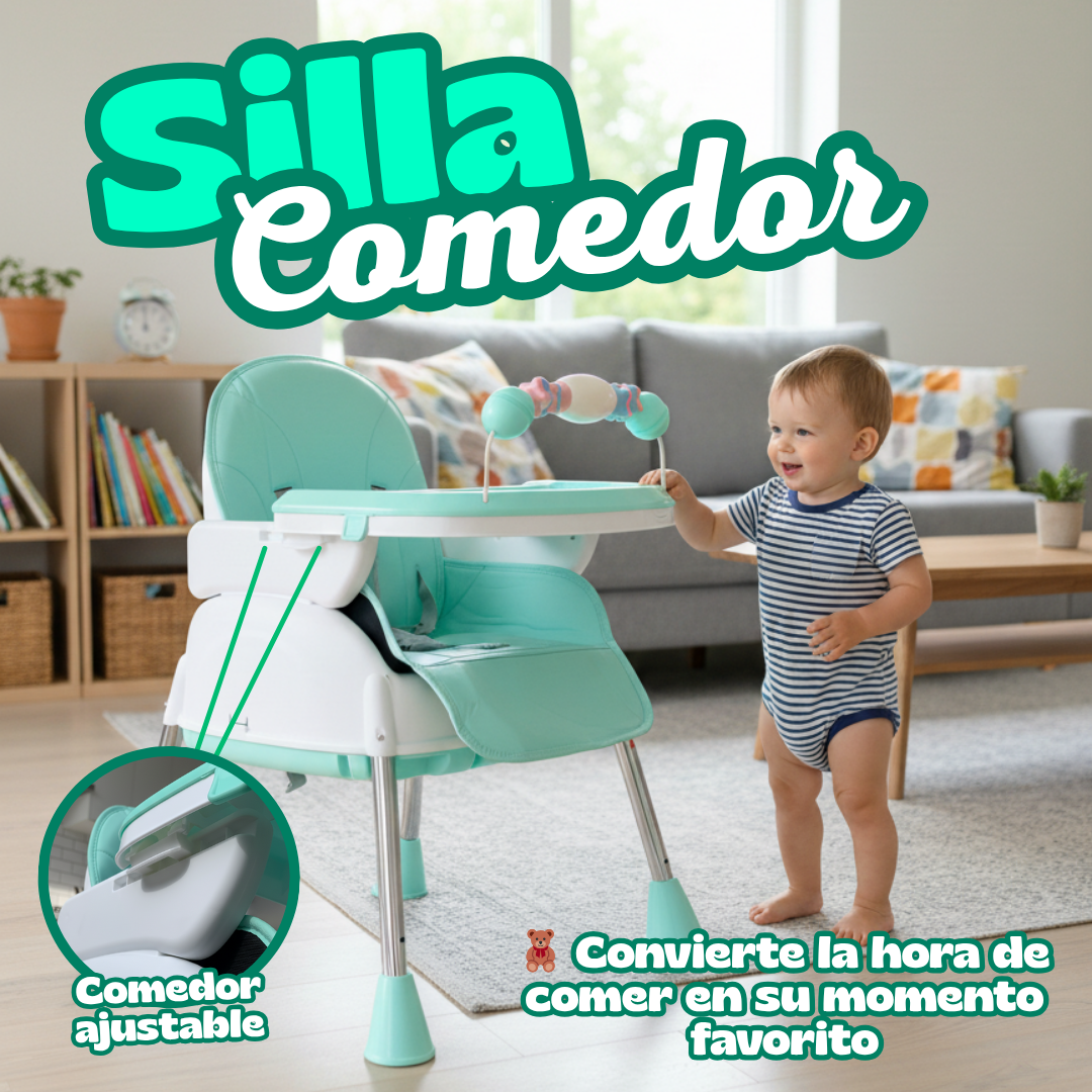 Silla Comedor Bebe 4 En 1