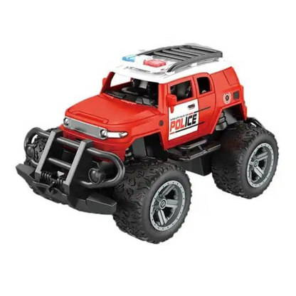 Carro Jeep Policia Control Remoto Luces Juguete Niño Funnelish