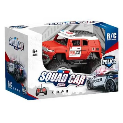 Carro Jeep Policia Control Remoto Luces Juguete Niño Funnelish