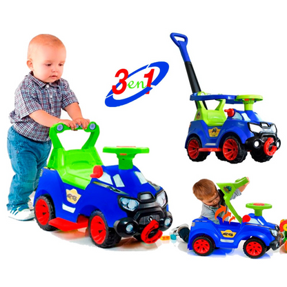 Caminador Paseador y Montable 3 En 1