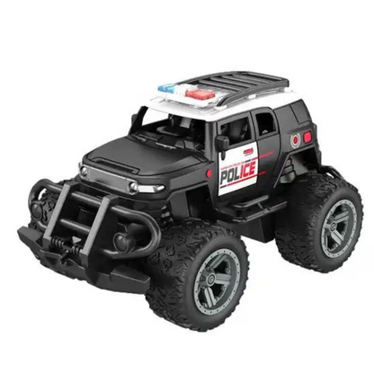 Carro Jeep Policia Control Remoto Luces Juguete Niño Funnelish