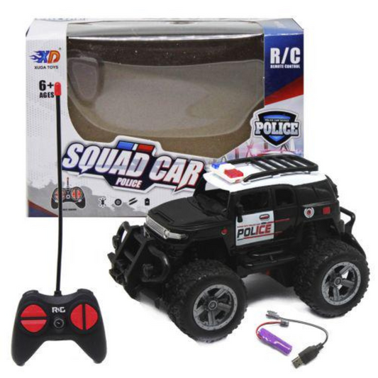 Carro Jeep Policia Control Remoto Luces Juguete Niño Funnelish