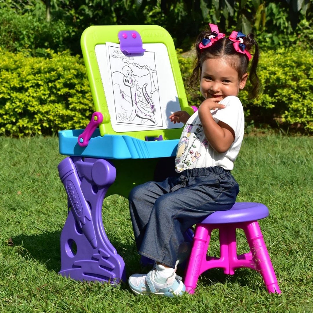 Escritorio Y Tablero 2 en 1 Con Silla