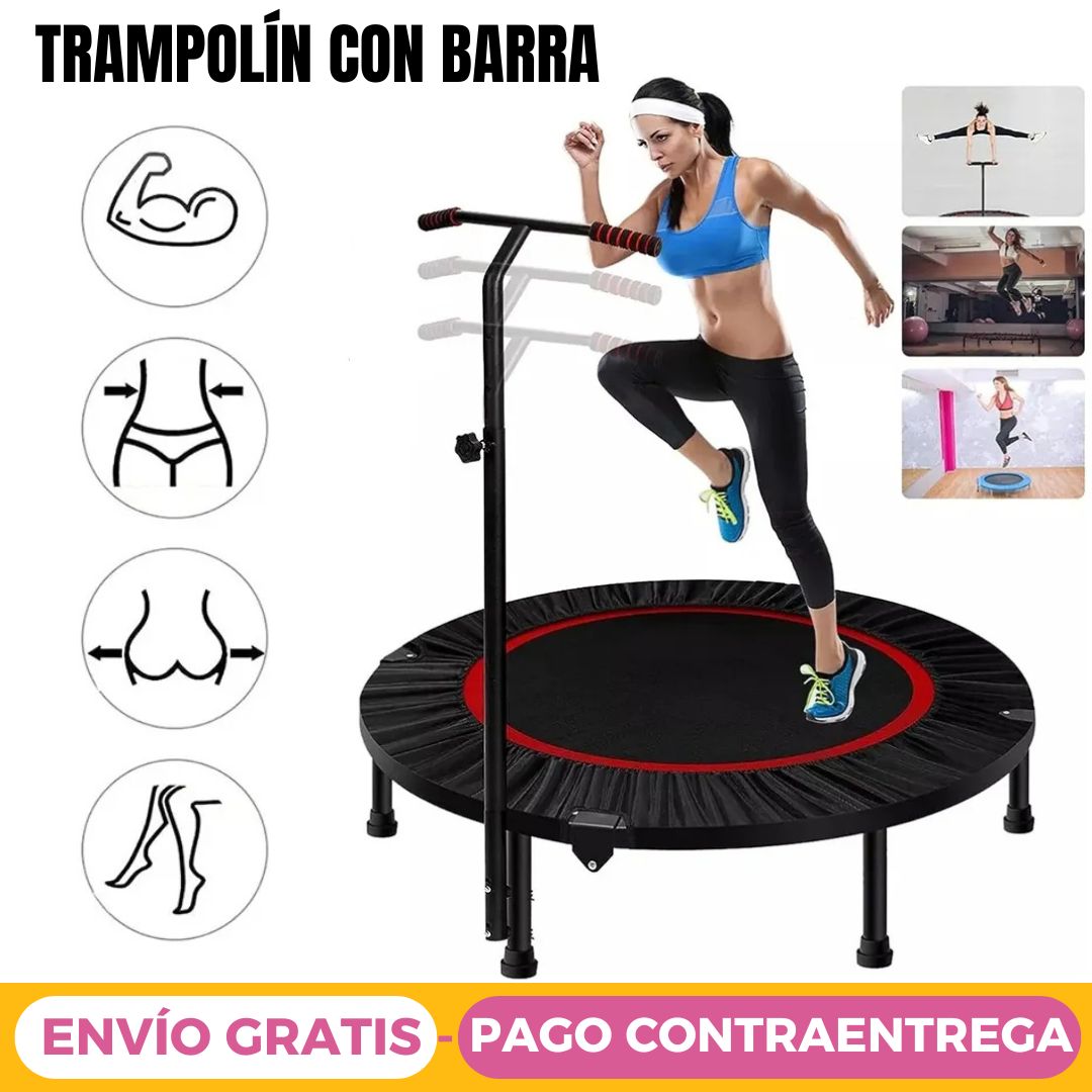 Trampolín de ejercicio con Barra Estabilizadora
