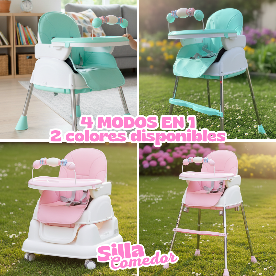 Silla Comedor Bebe 4 En 1