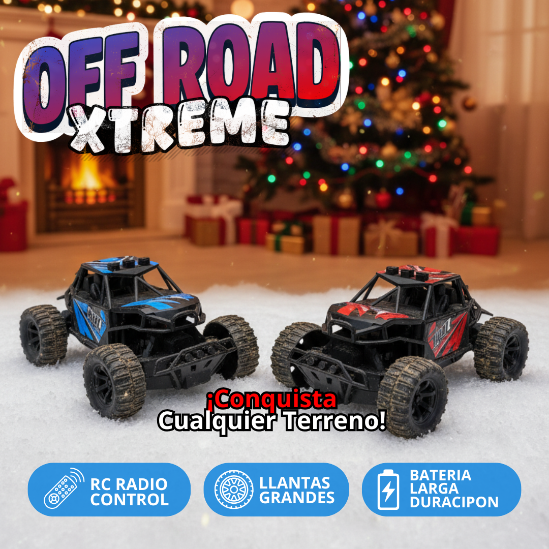 CARRO DEPORTIVO A CONTROL REMOTO XTREME OFF ROAD