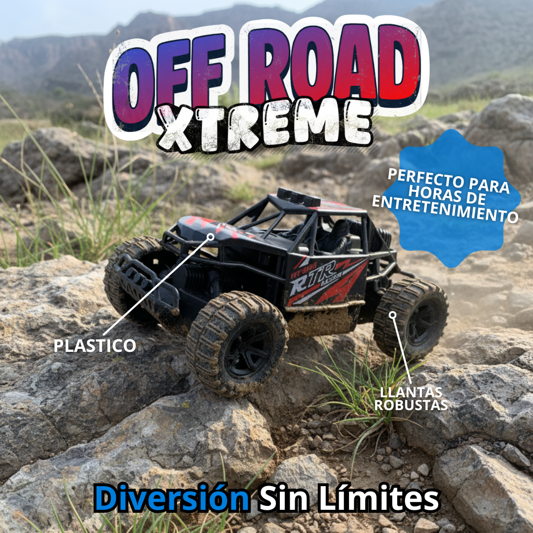 CARRO DEPORTIVO A CONTROL REMOTO XTREME OFF ROAD