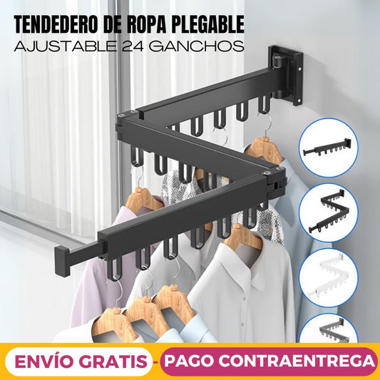Tendedero De Ropa Plegable Ajustable 24