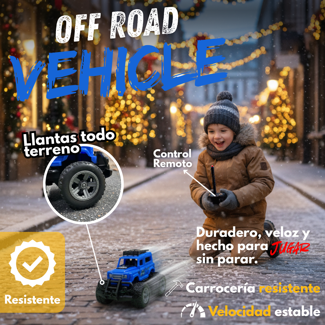 CAMIONETA OFF-ROAD VEHICLE 4X4 CONTROL REMOTO