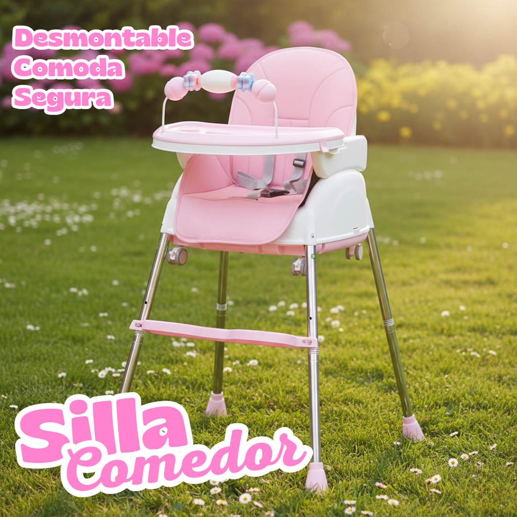 👶✨ La silla que crece con tu bebé y cuida tu espalda 4 etapas 🩷💙