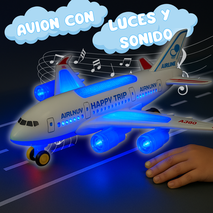 Avión Juguete Luces Y Sonido