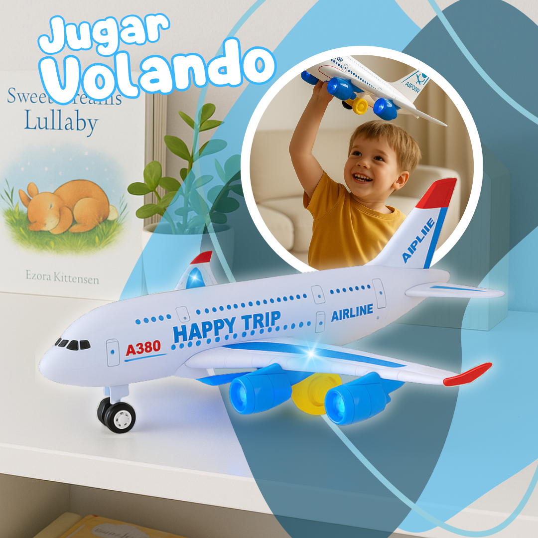 Avión Juguete Luces Y Sonido