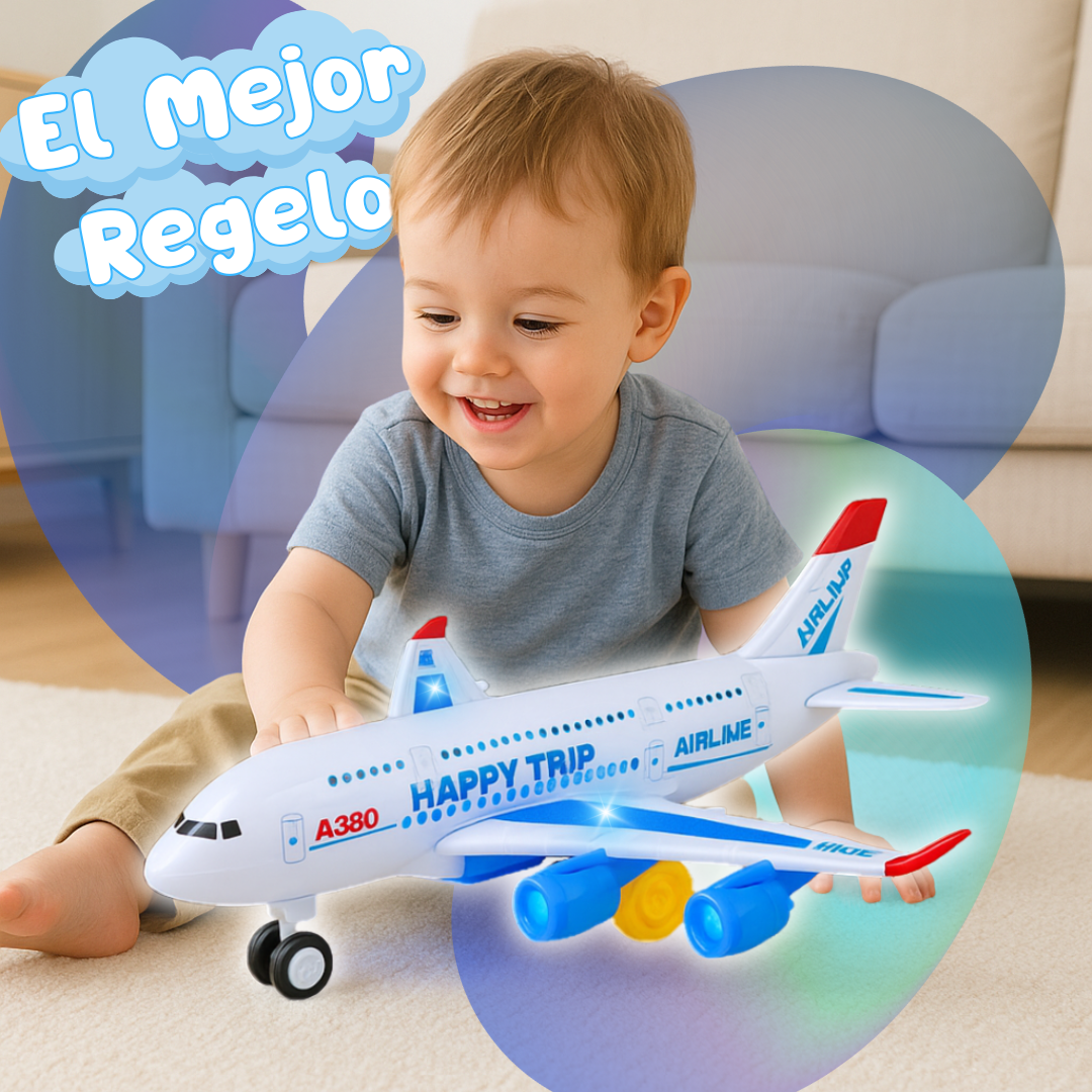 Avión Juguete Luces Y Sonido