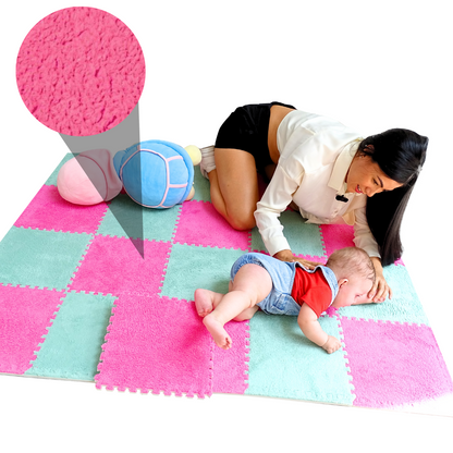 Tapete Alfombra Peluda Foamy Para Bebe