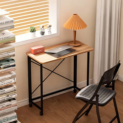 Escritorio Móvil Plegable Madera & Metal PREMIUM