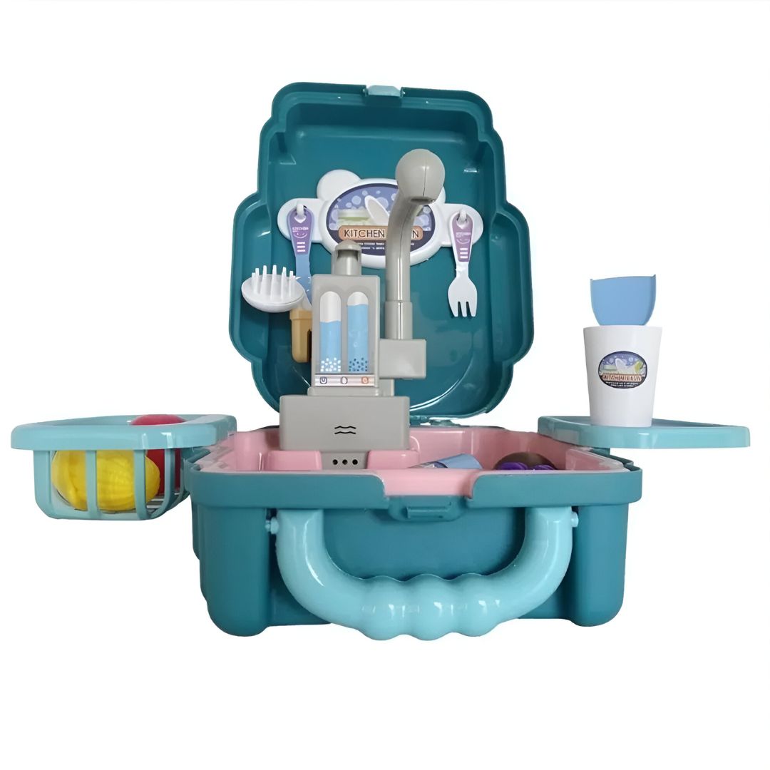 Cocina Maleta Con Sistema de Agua Real