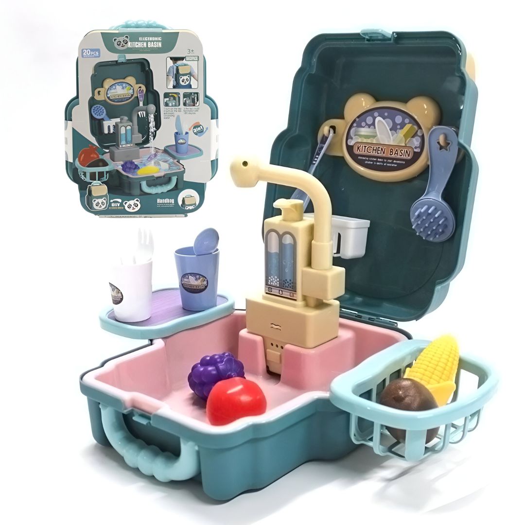 Cocina Maleta Con Sistema de Agua Real