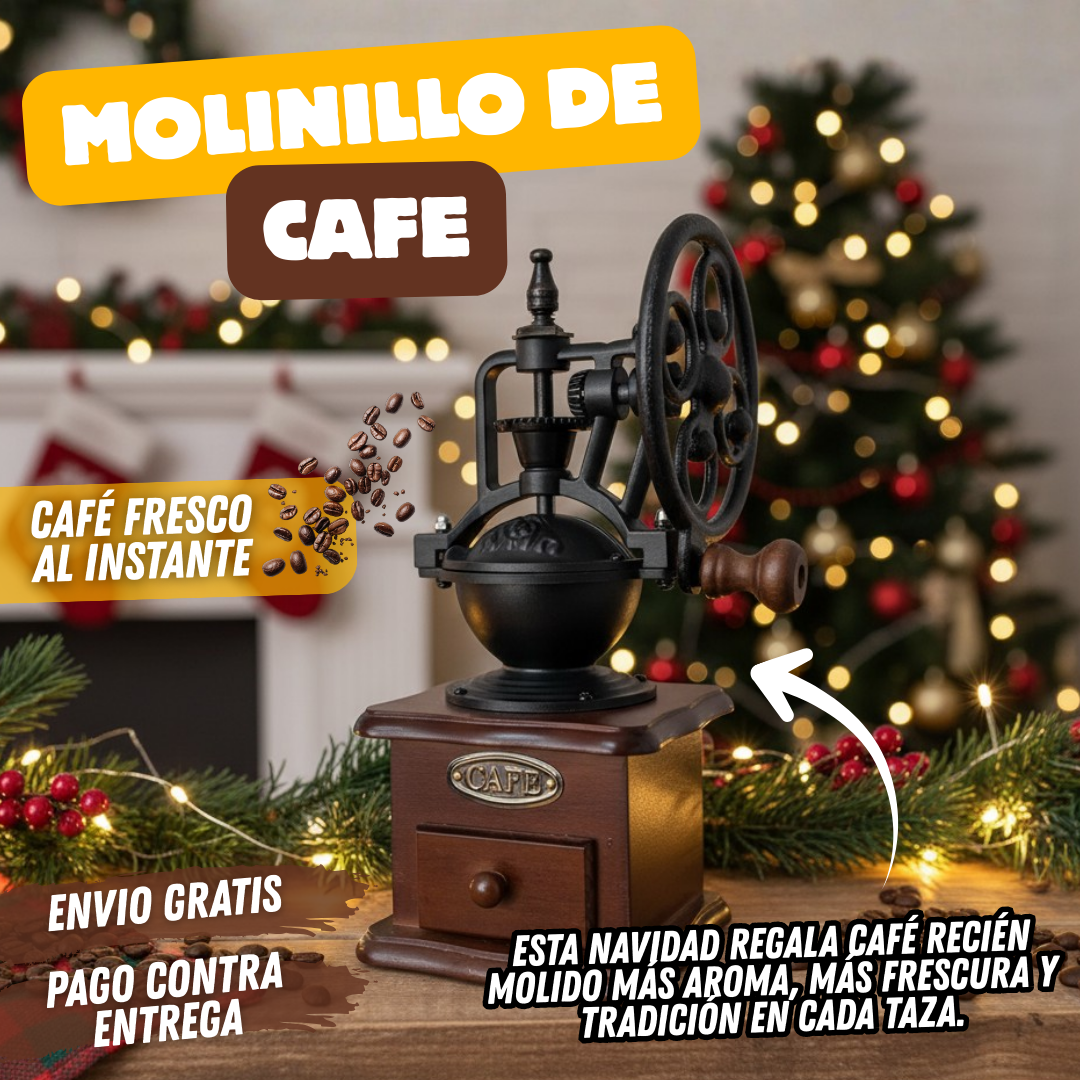 Molinillo de Café con Estilo Clásico