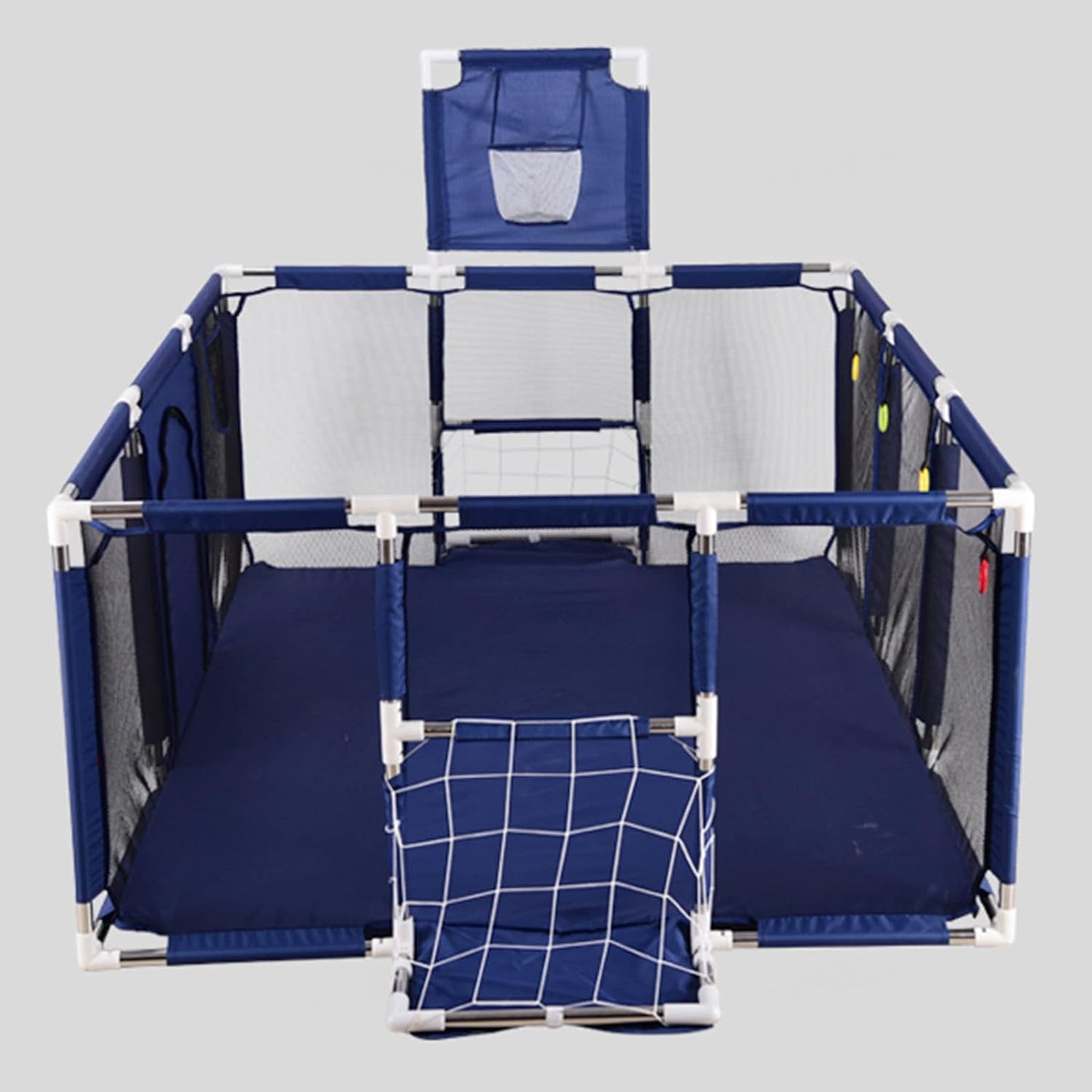 Parque Infantil Tipo Corral De Malla Para Bebés+ 100 Pelotas