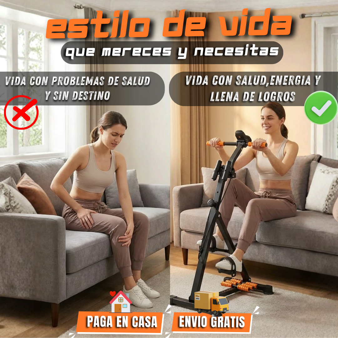 Bicicleta manos y pies PRO con Bandas & Masaje