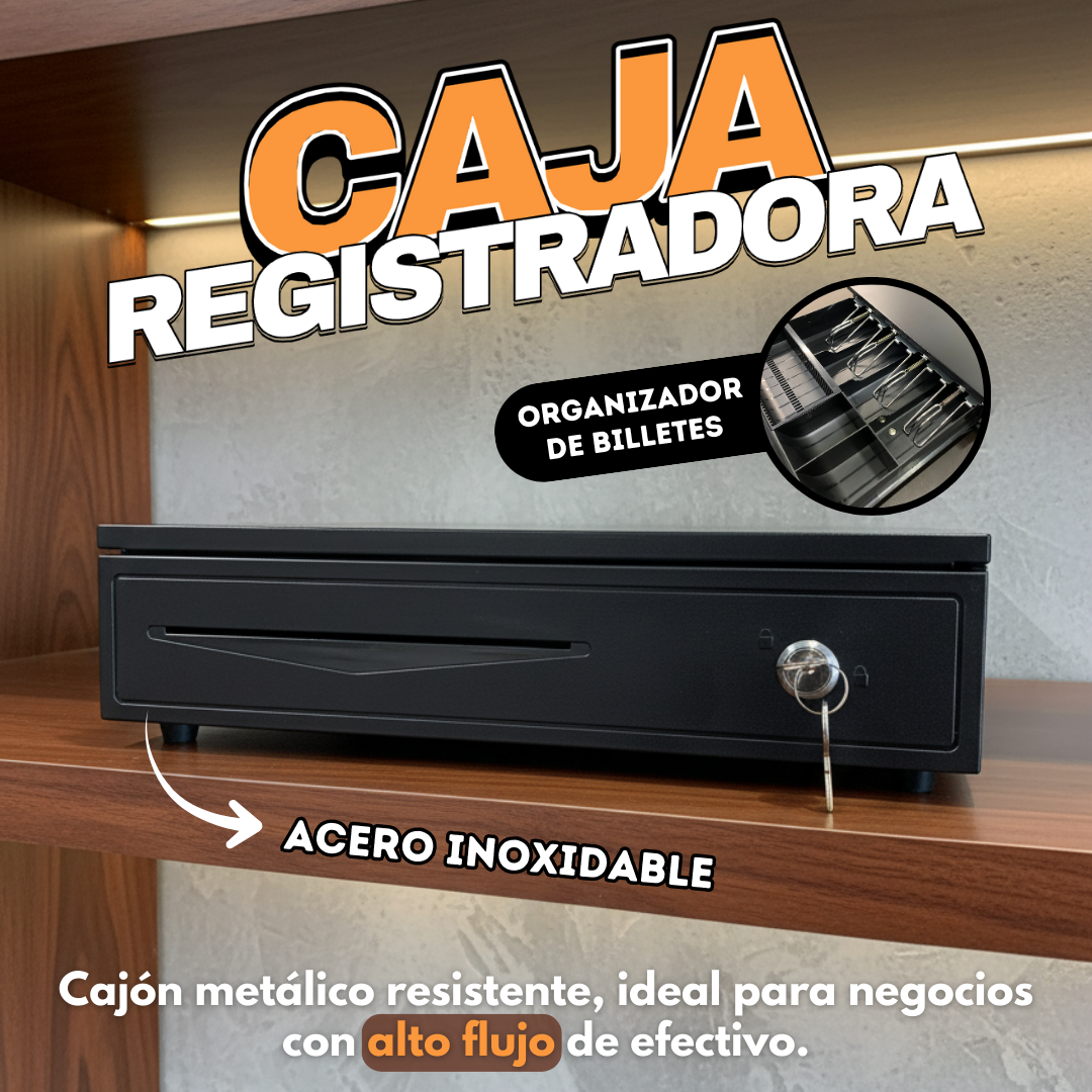 Caja de Seguridad para Negocios y Hogar con Organización de Efectivo