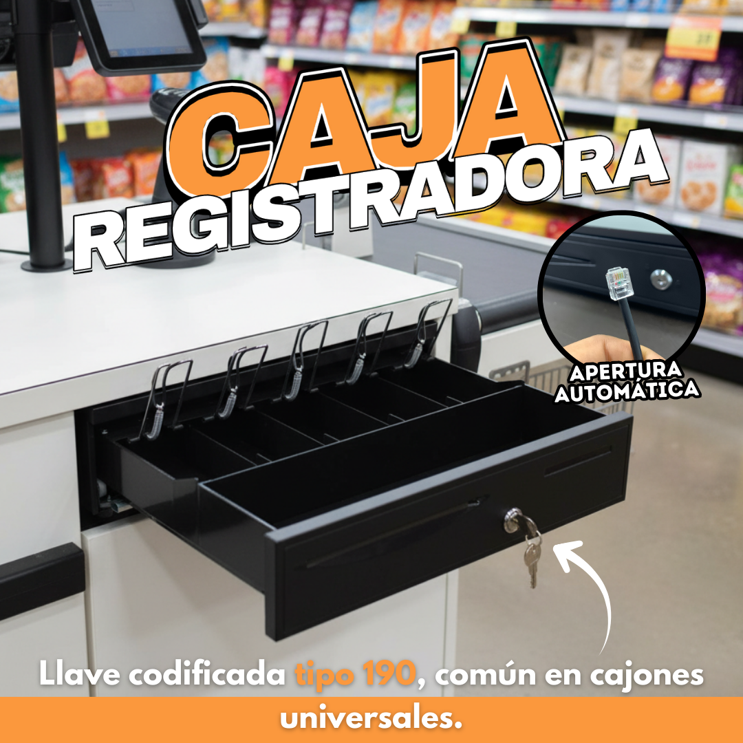 Caja de Seguridad para Negocios y Hogar con Organización de Efectivo