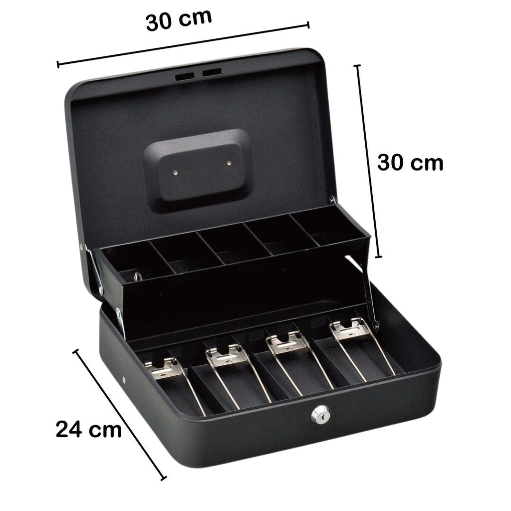 Caja de almacenamiento de efectivo con cerradura