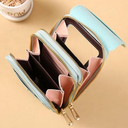 Bolso Billetera Porta Celular Visor Pantalla Tactil