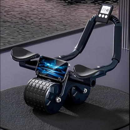 Rueda Abdominal Abs con Rebote Automático Soporte Codos