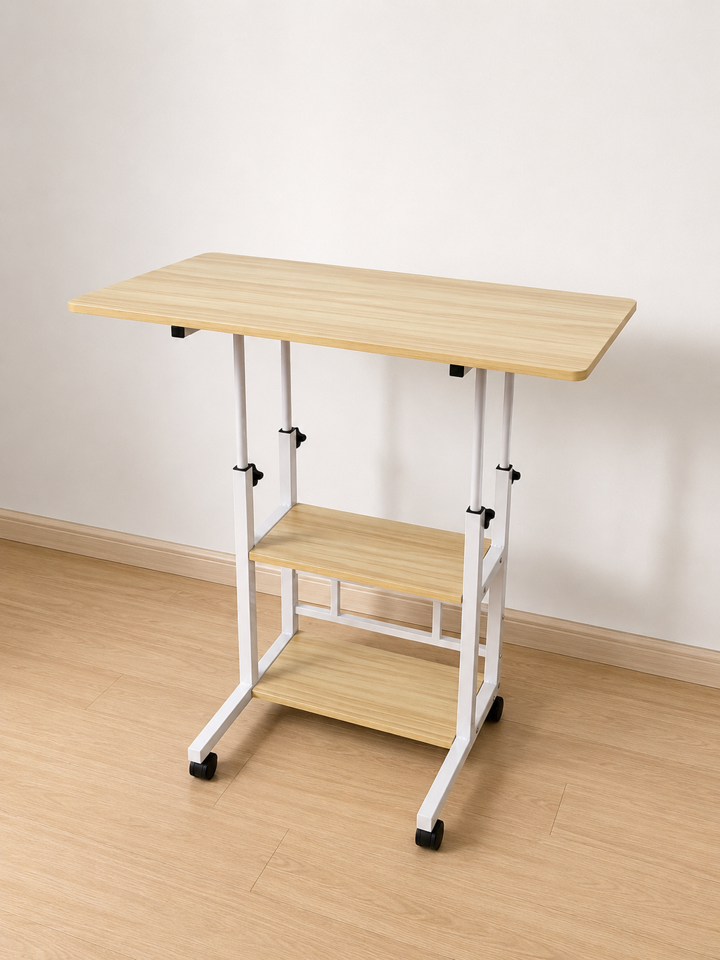 Mesa Plegable de Madera – Altura Regulable Inteligente