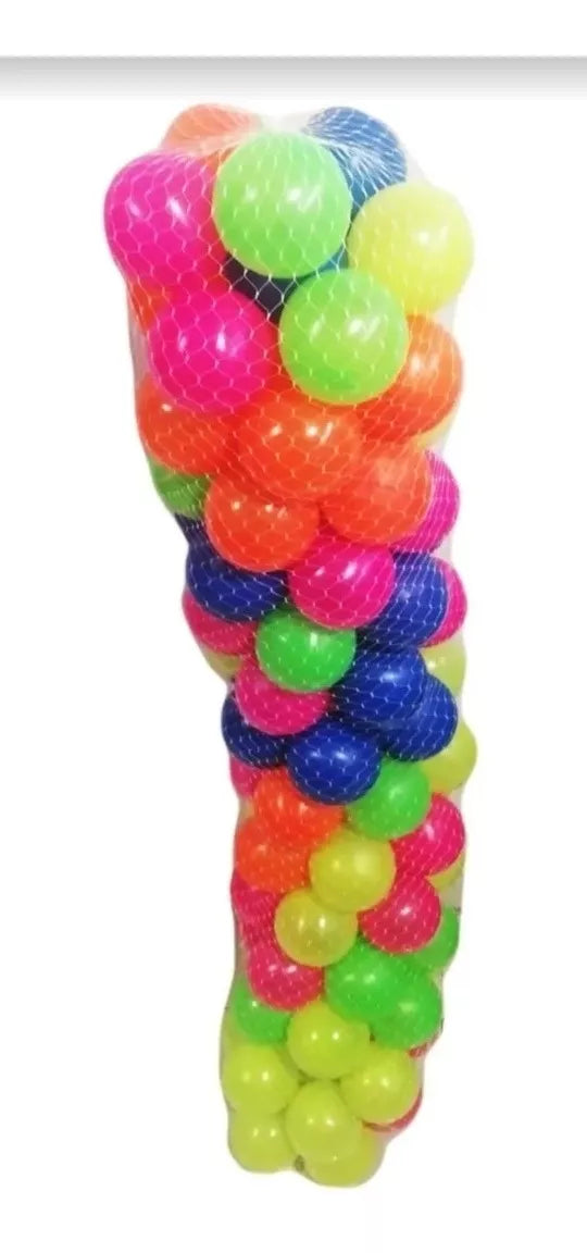 50 Pelotas Plásticas De Colores Para Piscinas Surtidos