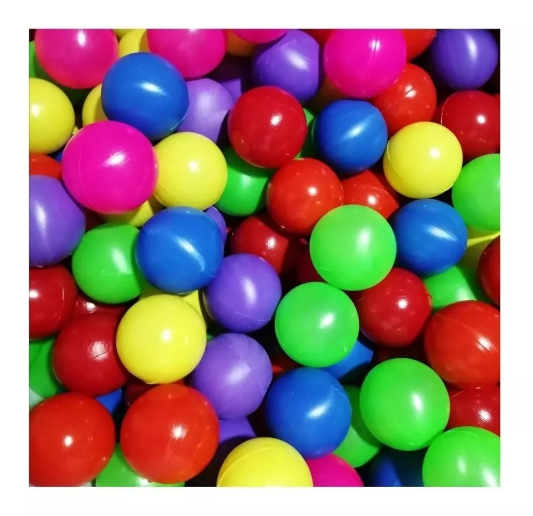 50 Pelotas Plásticas De Colores Para Piscinas Surtidos