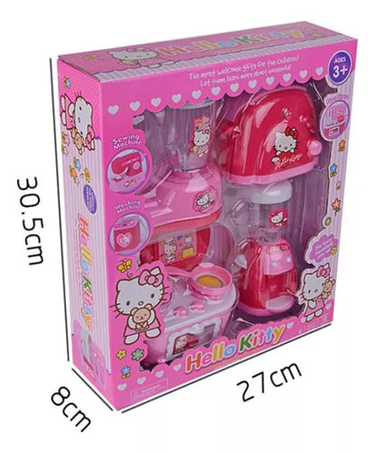 Cocina Pequeña Infantil Niñas Luces Y Sonido Cartoon Cat