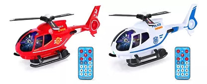 Helicóptero Rescate Electrónico Juguete