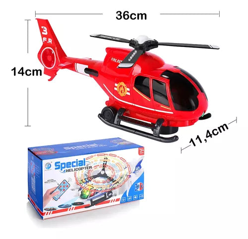 Helicóptero Rescate Electrónico Juguete