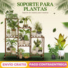 Soporte Para Plantas De Madera Con 7 Posiciones