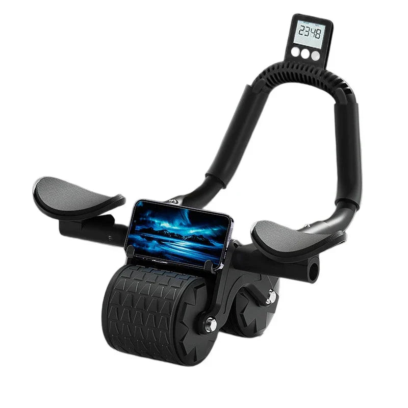 Rueda Abdominal Abs con Rebote Automático Soporte Codos